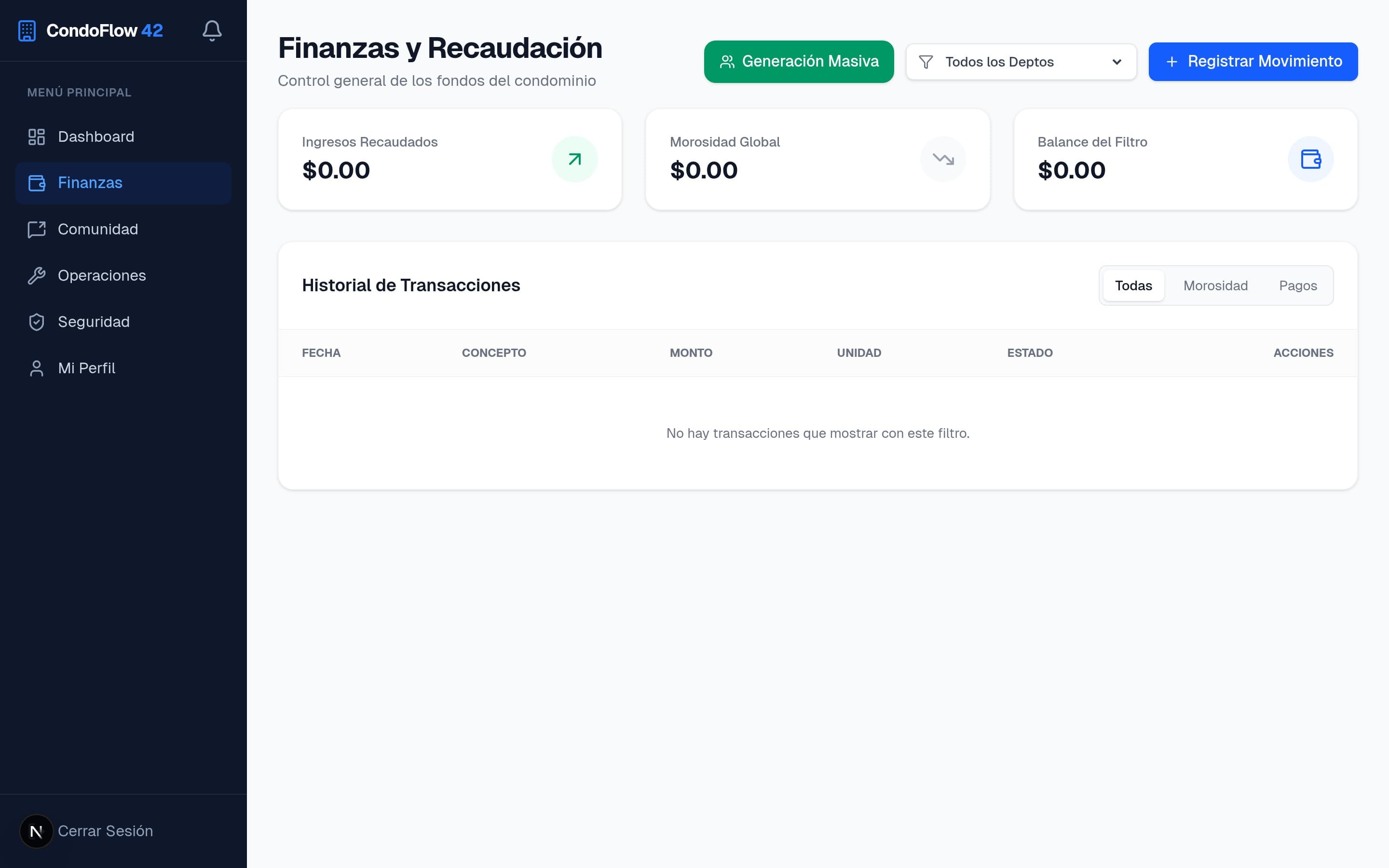 Dashboard de Finanzas